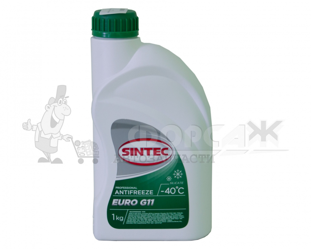 Антифриз Зеленый Sintec Euro G11 1кг