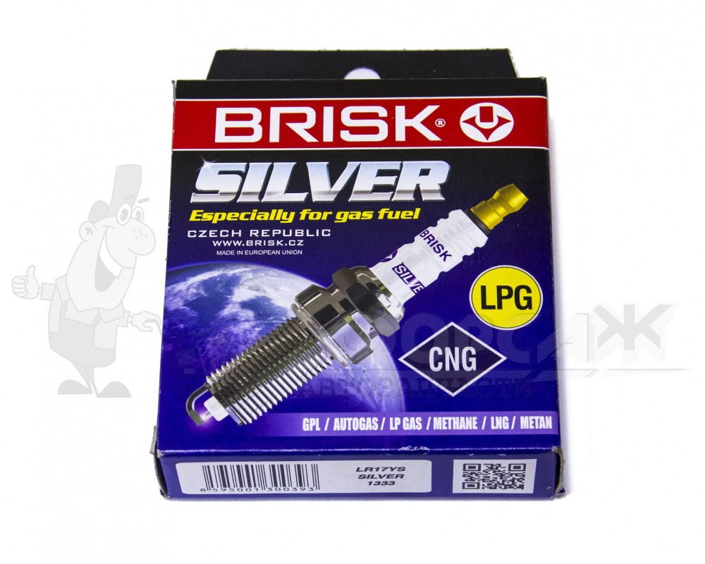 Свеча для а/м  3302 дв. 4216 EVRO-3 (гбо-бензин) BRISK (к-кт. 4шт.)